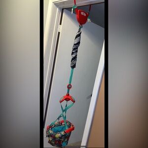 Bright Stars Red and Teal Baby Jumper